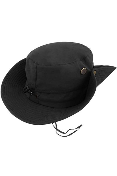 Yılmazel Safari Hat Wide Brim Fisherman Foldable Boonie Outdoor For Men And Women