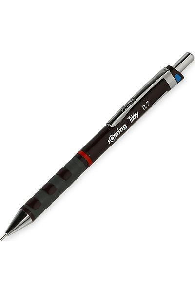 Rotring Tikky School Set 0.7 Mm Claret Red Versatil Pencil + Eraser + Nib