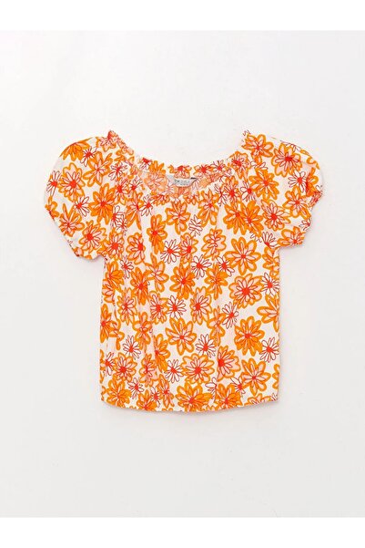 LC Waikiki T-Shirt για κορίτσια με κοντό μανίκι Lcw Kids Boat Lack