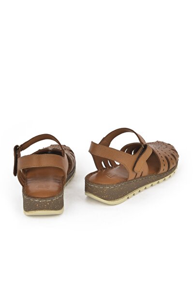 Ziya Genuine Leather Women's Sandals - Tan 1411008 Z204