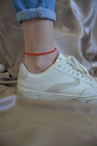 M Miel Bead Detailed Women's Anklet