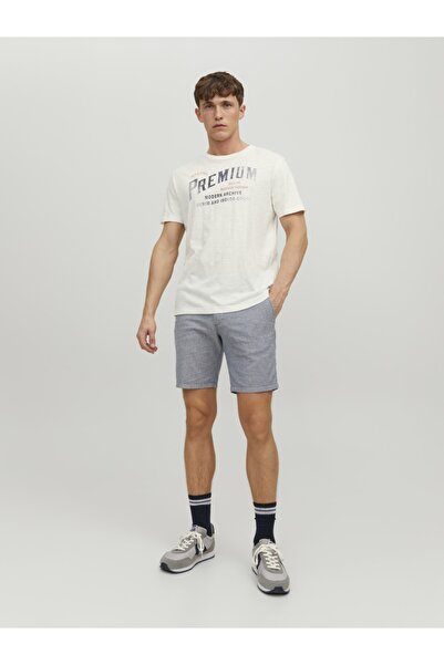 Jack & Jones Dave Herren-Chino-Shorts aus Leinen – mit Taschen – 12229629 – BS