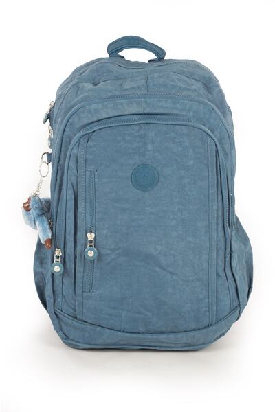 İMAKS 571 Crinkle / Clinkir Impermeabil Ușor Multi-ochi Sport, Călătorii, Școală, Rucsac pentru laptop Albastru 1d