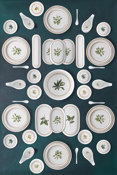 ACAR 396 Vegas 45 Piece Round Breakfast Set