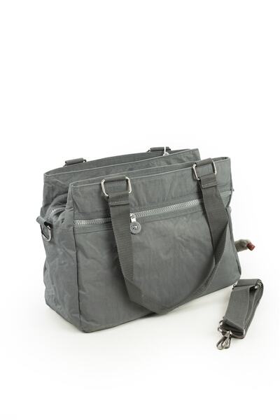İMAKS Crinkle / Clinker Waterproof Imported Fabric Multifunctional Hand Shoulder Sleeve And Messenger Bags Grey 01k