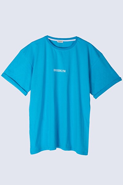 LEONE KOLEKSİYON Brooklin Baskılı Oversize majica