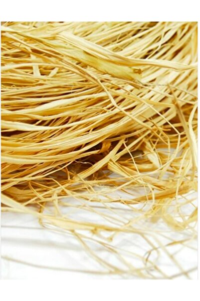 Genel Markalar Doğal Rafya Muz Lifi  - Saman Ip, Süsleme Malzemesi 300 Gram