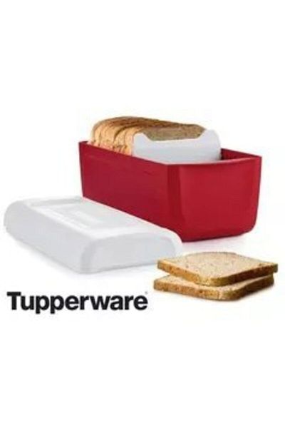 Tupperware Red Mini Bread Container