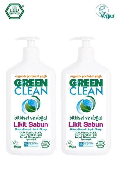 Genel Markalar Organik Portakal Yağlı Likit Sabun 500 Ml 2 Li Set