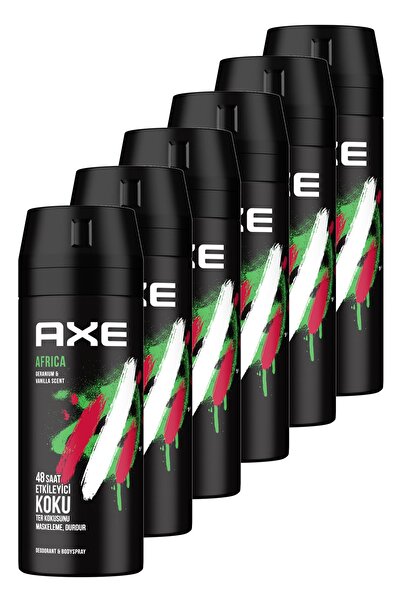 Axe Africa Erkek Deodorant 150 Ml. Altılı Set
