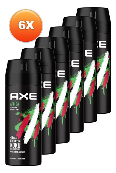 Axe Africa Erkek Deodorant 150 Ml. Altılı Set