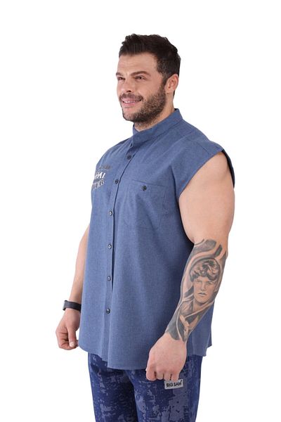 Big Sam Men's Power Training T-Shirt Sleeveless Shirt 5041