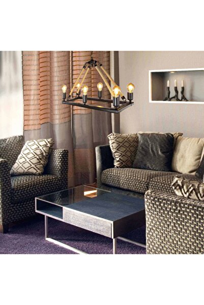 Modelight Tari 6'lı Dikdörtgen Avize Asz.0866