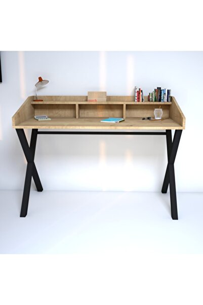 Emkawood Neptün Metal Ayaklı Çalışma Masası
