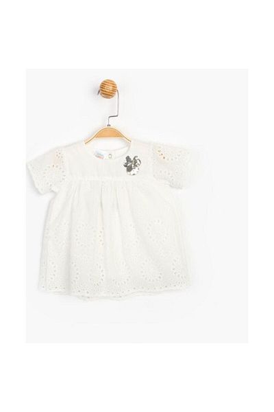 Minnie Mouse Sequin Detailed Baby Dress - 15491