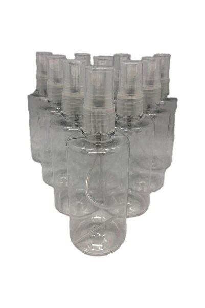 DASQUA Kolonya Ve Dezenfektan Için Boş Pet Şişe + Sprey 5 Li 100 Ml