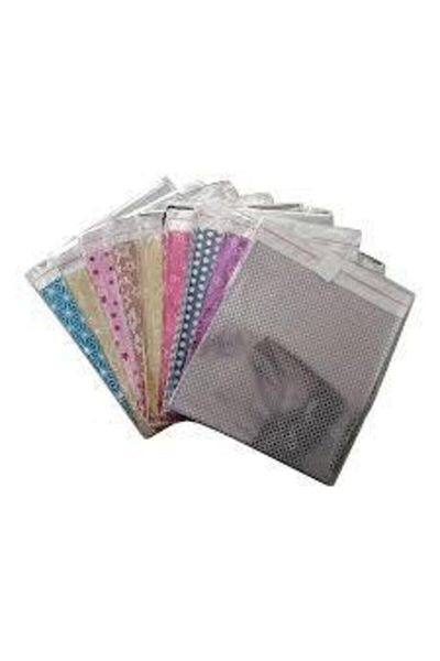 MABOR 200 Pieces 20x25cm Self-Taped Ready Gift Wrap Metalized Bag Packaging