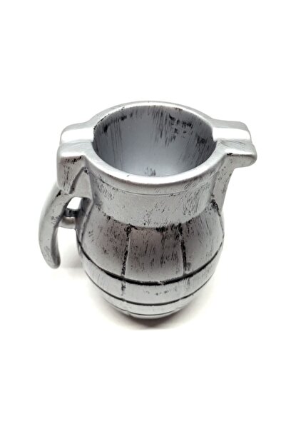 Genel Markalar Eğlenceli Dekoratif El Bombası Şeklinde 2'li Küllük Kül Tablas...