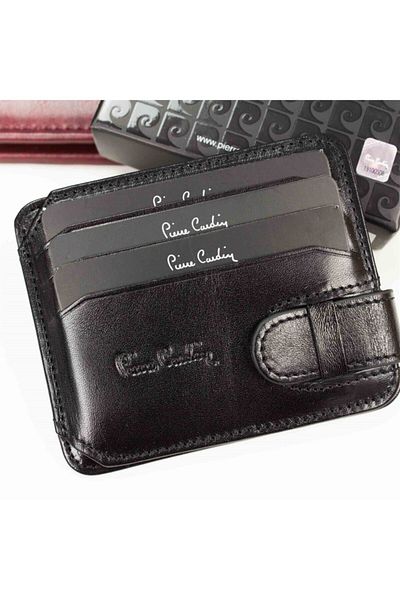 Pierre Cardin Card Holder Wallet Black P510s