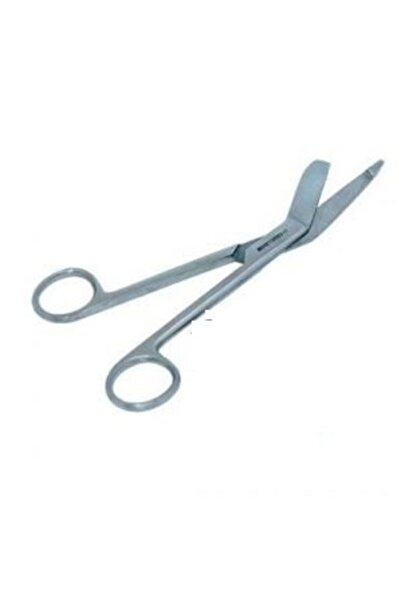 Bestmed Bandaj Makası 14cm Alçı Kesme Makası - Paslanmaz Çelik - Eğik Uçlu Ya...