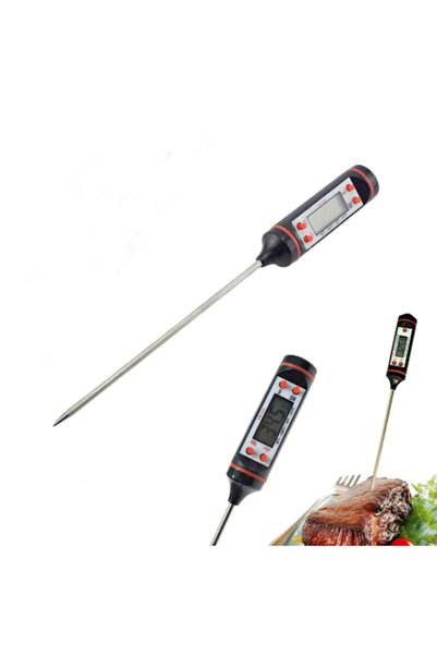 Techno phone Dijital Mutfak Termometre Süt Mama Barbekü Yemek Isı Ölçer
