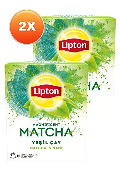 Lipton Magnificent Matcha Mint Bardak Poşet Çay 15 X 1,5 gr