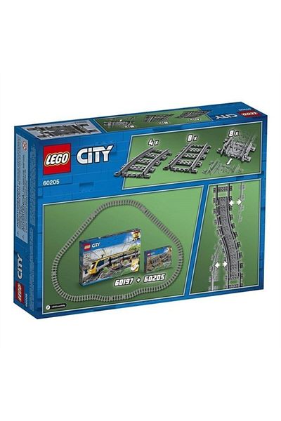 LEGO City Tracks 60205 - شخصيات ليغو الصغيرة مع رمز النموذج