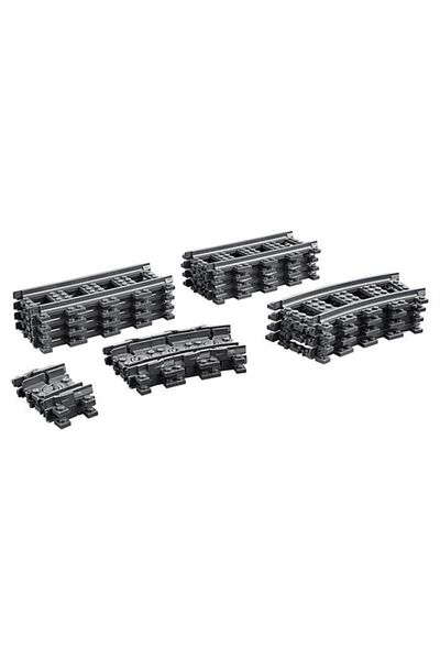 LEGO City Tracks 60205 - شخصيات ليغو الصغيرة مع رمز النموذج
