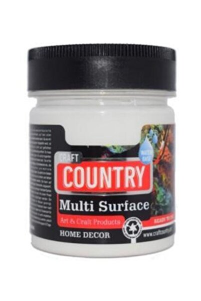 Craft Country Multi Surface Akrilik Hobi Boyası 1001 Beyaz 120cc