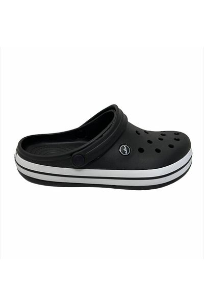 Akınal Bella Men's Black Hospital Medical Slippers