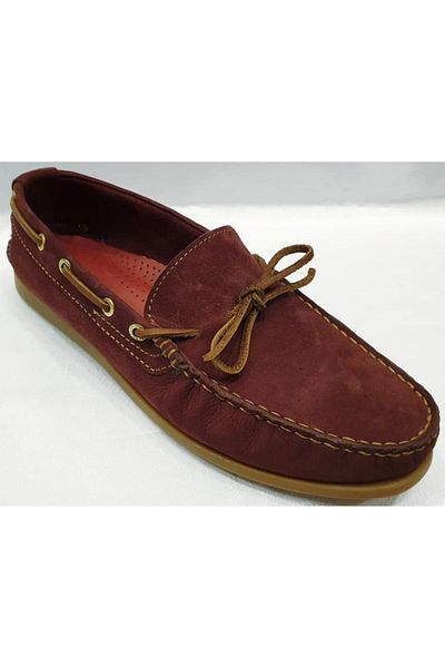Darkwood Men's Burgundy Genuine Leather Crepe Casual Sneakers 50203