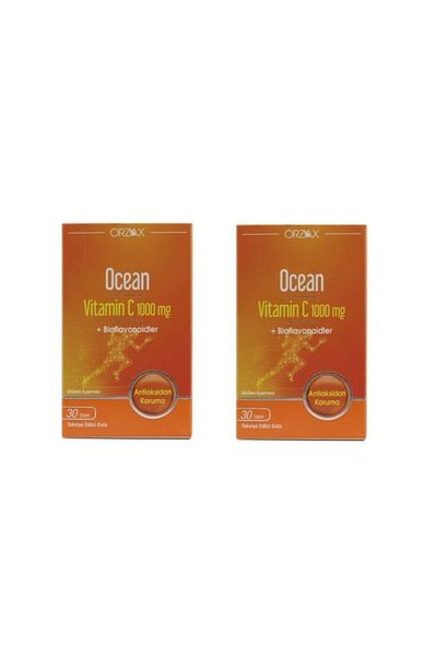 Ocean Orzax Ocean Vitamin C 1000 Mg 30 Tablet SKT:03/2023