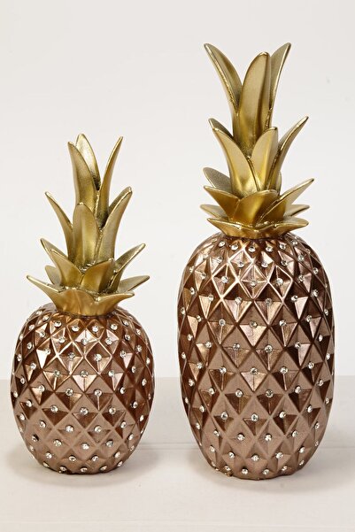Hediye Seviyorum Ananas Biblo Bronz