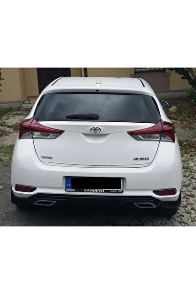Genel Markalar Toyota Auris 2015-2018 Makyajlı Kasa Uyumlu Parlak Siyah Plast...