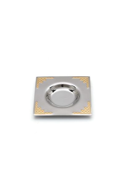 ÖzSa Home Tiamo Hürrem Gold 304 Quality 12-Piece Tea Plate