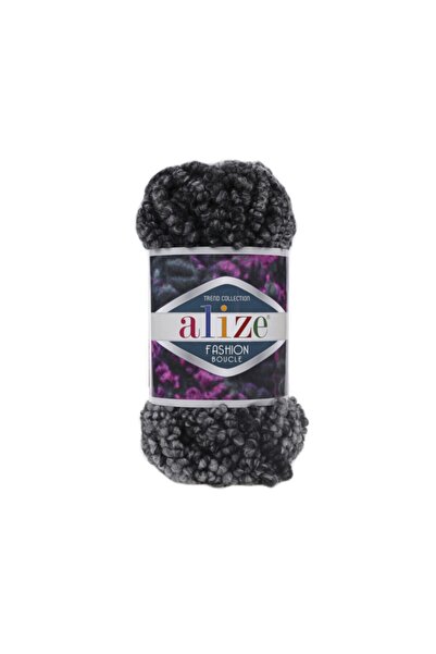 Alize Gray Fashion Boucle Knitting Thread 5570