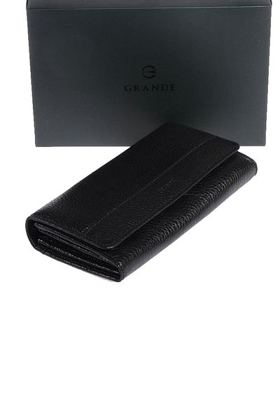 Grande Genuine Leather Women's Wallet Black 2615