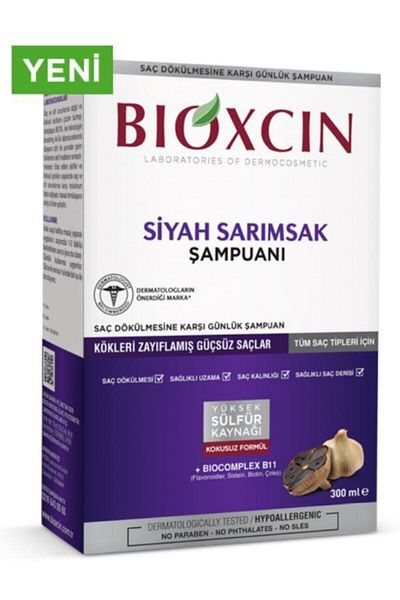 Bioxcin Garlic Black Shampoo - 300ml