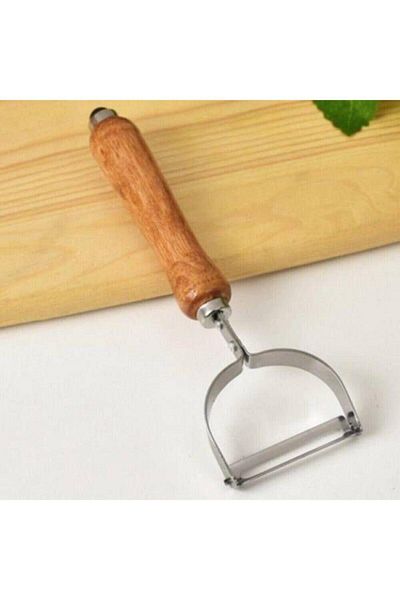 KTS Ms Vegatables Wooden Handle Vegetable Peeler