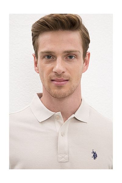 U.S. Polo Assn. Γκρι ανδρικό μπλουζάκι