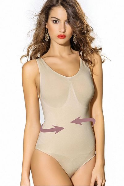 Miss Fit Plain Thick Strap Women's Bodysuit / Bodysuit Corset 1904