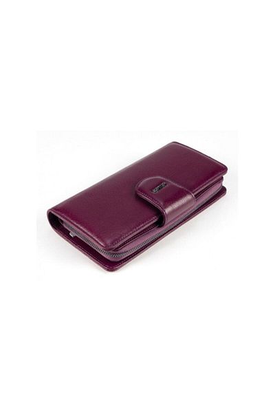 Grande 2723 Genuine Leather Plum Women's Wallet