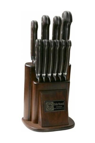 Sürbisa 61500-ym -e Yöresel Mutfak Bıçak Seti 10 Parça + Bıçak Bileme Aleti