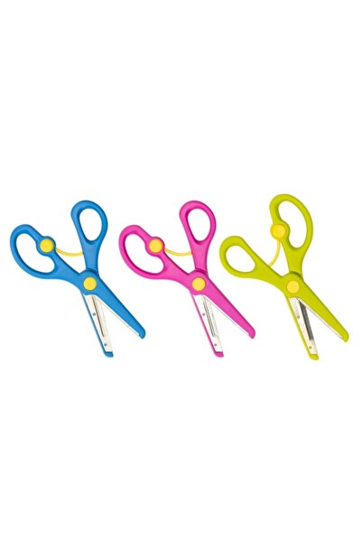 Bigpoint School Scissors with Spring and Protection 24 Stand