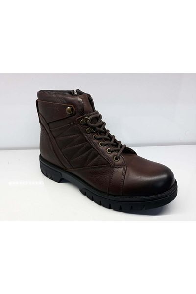 KOMCERO Men's Brown Boots