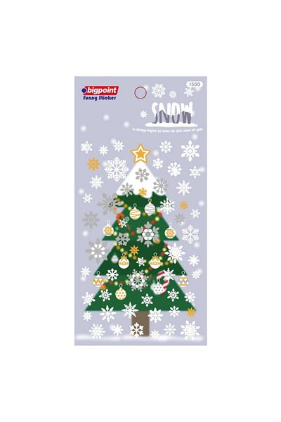 Bigpoint Sticker Christmas Tree 15 Pack