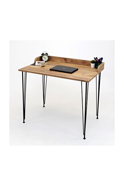 Led Avm Linda Çam Xl Çalışma Masası, Metal Ayaklı Çalışma Masası Ofis Masası