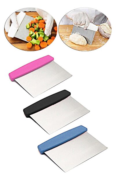 Orvila Dough Chopper Steel Spatula Vegetable and Fruit Slicer Spatula