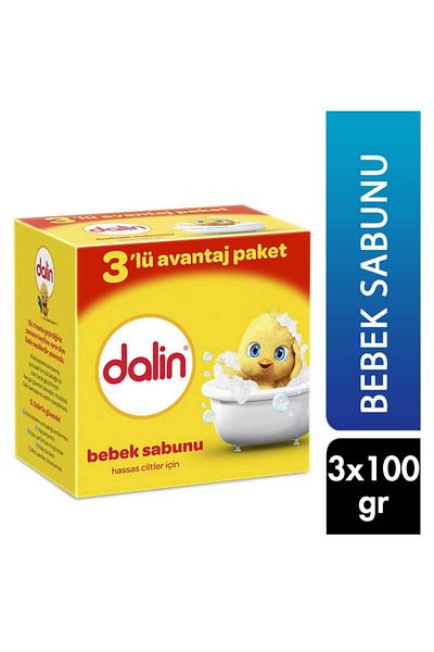 Dalin 100 g Baby Soap Set of 3