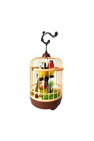 Vardem Pilli Kuş Sesli Kuş Cenneti Kafesli Oyuncak Hl518-2